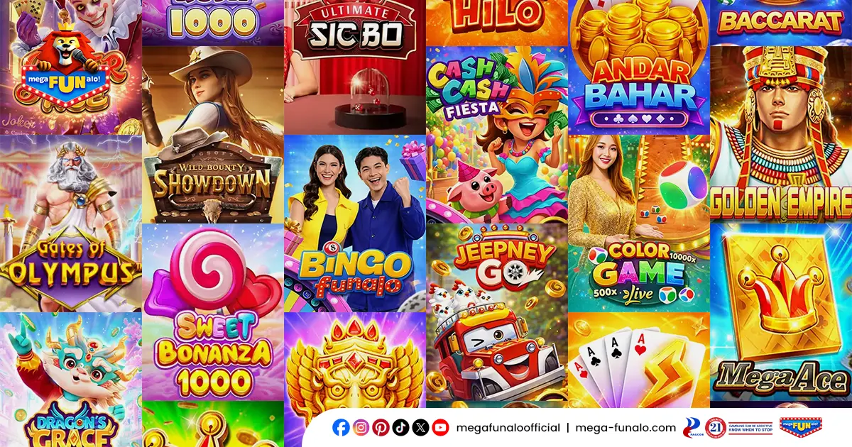 Games Available on MegaFUNalo Casino