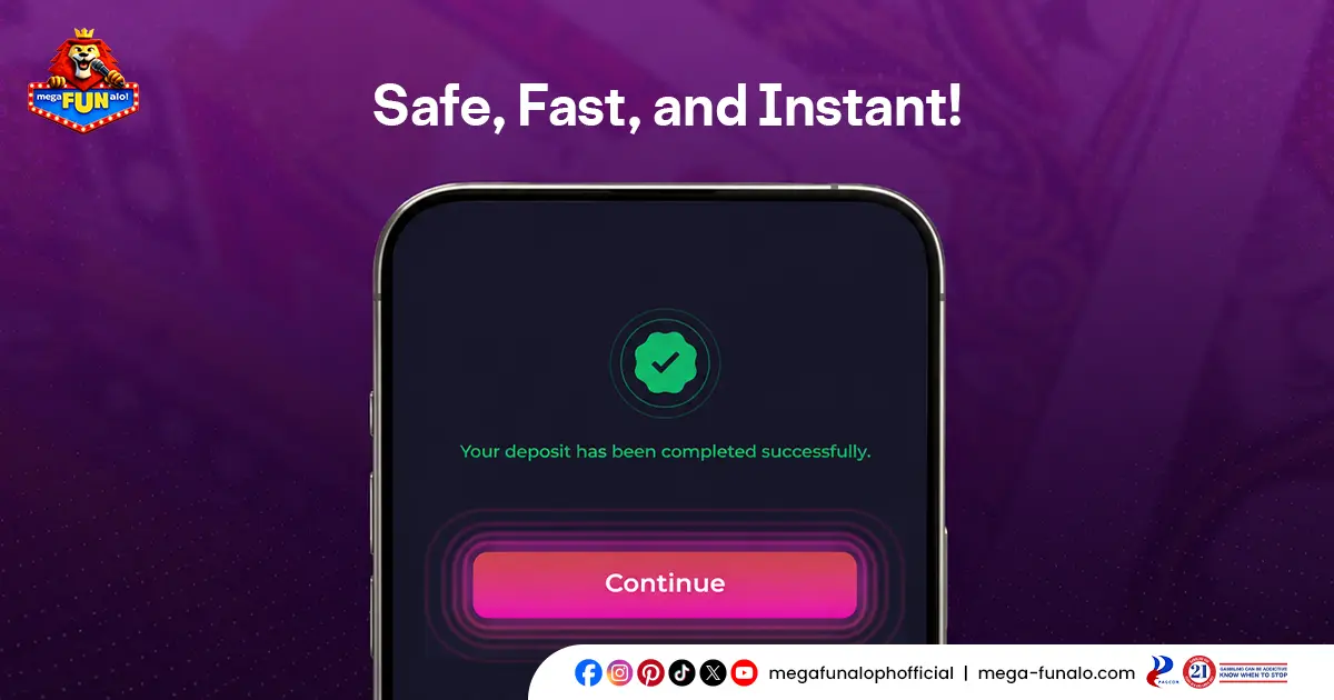 MegaFUNalo Deposit Limits and Instant Processing Time for Fast and Secure Transactions